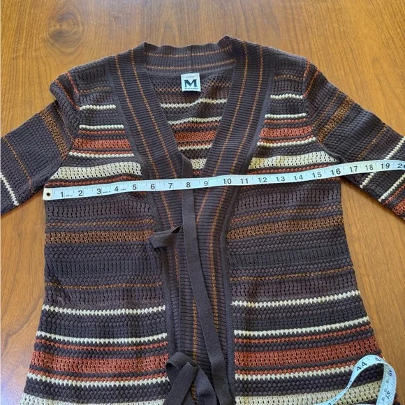 M Missoni Knit Cardigan with Belt - Picture 4 of 9